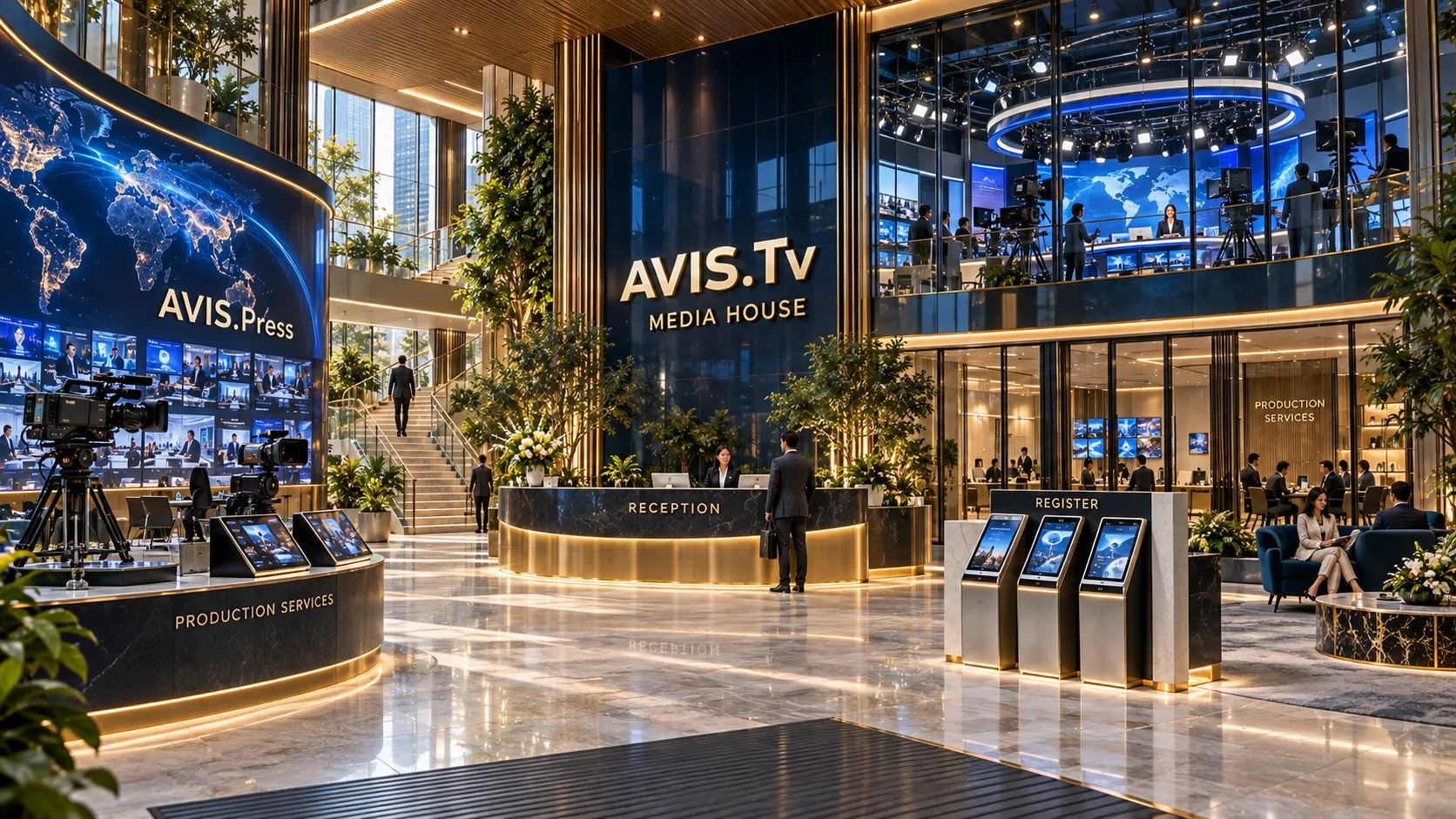 AVIS.Tv exhibition hall